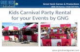 Kids Carnival Party Rental for your Events by GNG