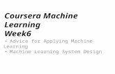 Coursera machine learning week6