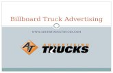 Billboard Truck Advertising - Advertising Trucks