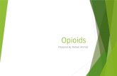 Opioids analgesics