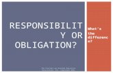 Responsibility vs. Obligation FLREA