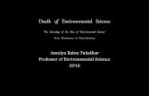 Death of environmental science