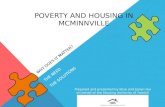 Poverty and Housing in McMinnville