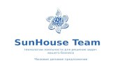 SunHouse Team description