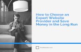 How to Choose A Website Provider That Will Save You Money in the Long Run