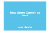 Clas Ohlson events