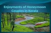 Honeymoon couples enjoyment in kerala