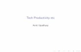 Coverfox: Tech Productivity etc