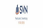 SVN Live™ Open Sales Call Featured Properties 9-26-16