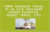 Tommy Middaugh Travel To Go Vice President Shares Essential Budget Travel Tips