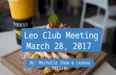 March 27th, 2017 Meeting Powerpoint
