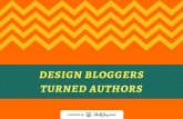 Design bloggers turned authors
