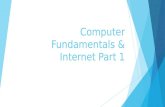 Computer fundamentals-internet p1