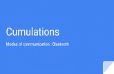 Modes of Communication by Cumulations | CuTech Talks