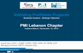 Pmi lebanon conference workshop-initiating proftiable projects-saadi adra