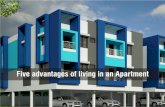 Advantage of apartment living