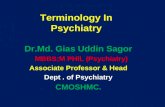 Terminology in psychiatry