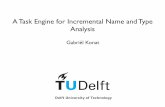 A Task Engine for Name and Type Analysis