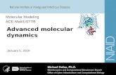 Advanced Molecular Dynamics 2016