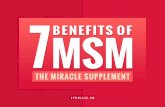 7 MSM Supplement Benefits