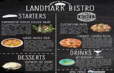 Landmark bistro menu
