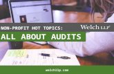 Non Profit Hot Topics: All About Audits