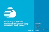 How to set up an ASP.NET 5 Continuous Delivery Pipeline using IBM Bluemix DevOps Services