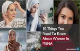 10 Things You Need To Know About Women In MENA