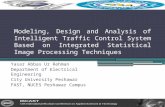 Modeling Design and Analysis of Intelligent Traffic Control System Based on Statistical Image Processing Techniques