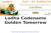 Lodha Golden Tomorrow IPO Style Pre-Launched Palava City Mumbai