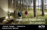 TechLunch VR  - Immersive Experiences Guidelines and Best Practices