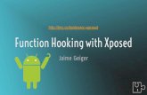 BSidesROC 2016 - Jaime Geiger - Android Application Function Hooking With Xposed