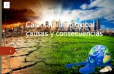 Calentamiento global causas y consecuencias