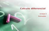 Cálculo diferencial unidad IV