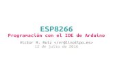 Programación del ESP8266 con el IDE de Arduino