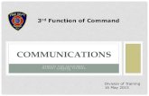 NFD Incident Command # 3 Communications