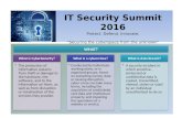 IT Security Summit 2016