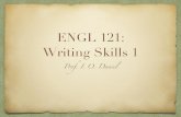 ENGL 121 - Writing Skills 1