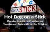 Hot Dog on a Stick Oportunidades de Franquicias Maestras en Toluca de Lerdo, México