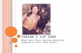 Tarzans Zip Code. 2015 pptx
