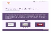 Powder pack-chem