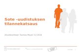 Sosiaali- ja terveysjohdon neuvottelupäivät 3.2.2016 Tuomas Pöystin esitys