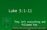 5th Sunday - Gospel - Luke 5:1–11