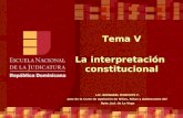 ENJ-100 Interpretaci³n  Constitucional