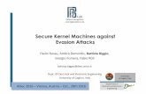 Secure Kernel Machines against Evasion Attacks