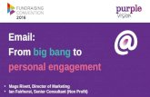 Email - moving away from the big bang theory towards personal engagement
