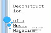 Deconstruction of a Music Magazine