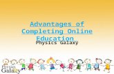 Advantages of completing online education