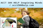 Acct 504 help inspiring minds   acct504help.com