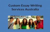Custom essay writing services australia